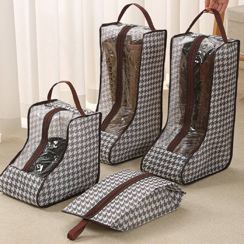 Women'S Shoes - 투명 PVC 창이 있는 통기성 방진