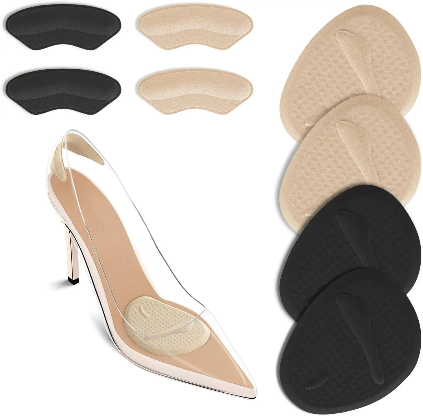 Women'S Shoes - 2세트 힐 패드, 발바닥 쿠션, 중족골