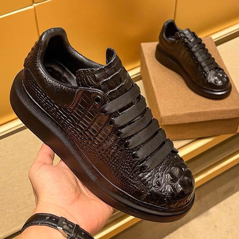 2025 여름 악어 무늬 블랙 남성 통기성 운동화 러닝 - Breathable Mesh Athletic Shoes 리뷰 및 가격