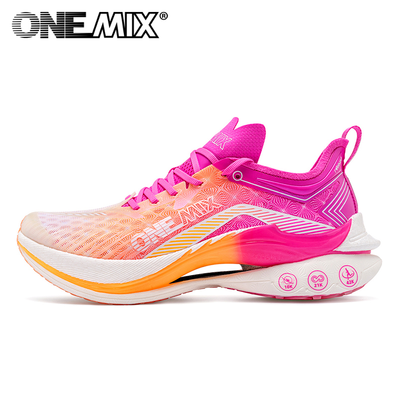 ONEMIX 여성용 카본 플레이트 러닝화 쿠션 통기성  - Reflective Night Running Shoes 리뷰 및 가격
